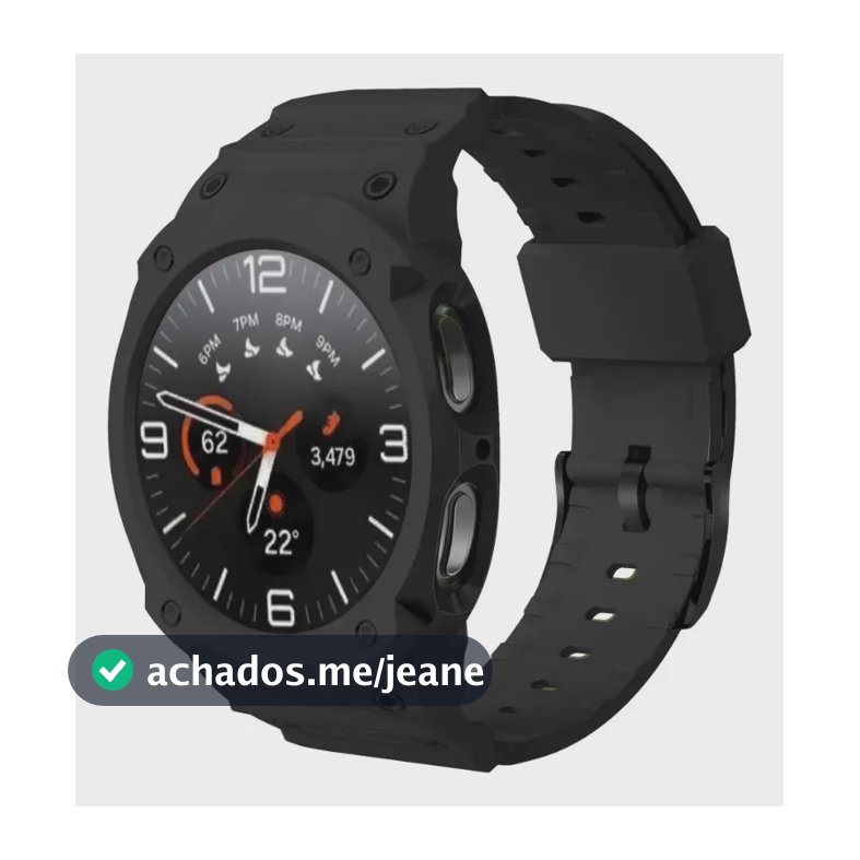 Pulseira Integrada Para Samsung Galaxy Watch9 Watch8 40/44mm Preto Galaxy Watch 9/8 40mm