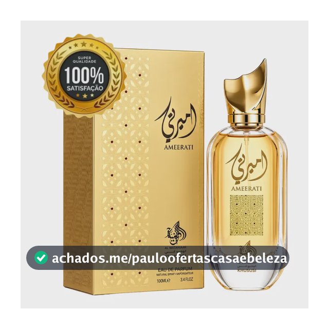 Perfume Árabe Feminino Ameerati Al Wataniah Edp 100ml