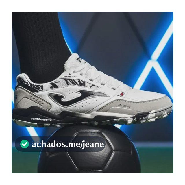 Chuteira Futebol Joma Reactive Society Grama Sintética Pro