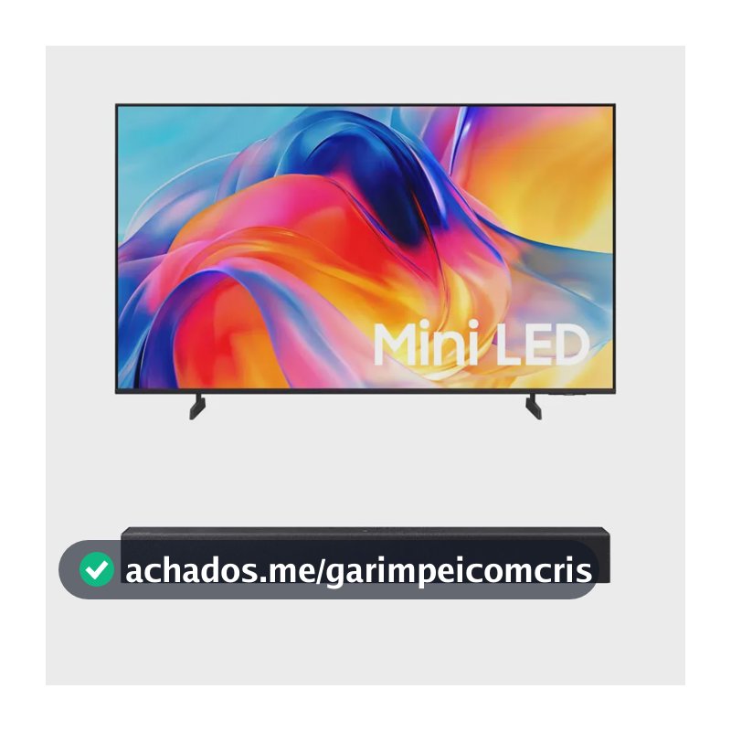 Samsung Smart Tv 55 Miniled 4k M75h + Soundbar Samsung Hw-b400f