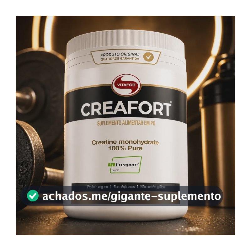 Creatina Creapure Creafort Vitafor Monohidratada 300g Pote Without Flavor