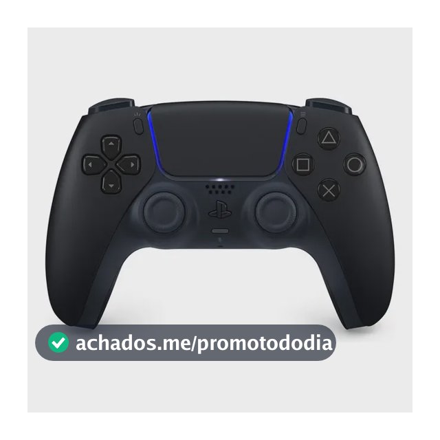 Controle Joystick Sem Fio Sony PlayStation 5 DualSense Midnight Black