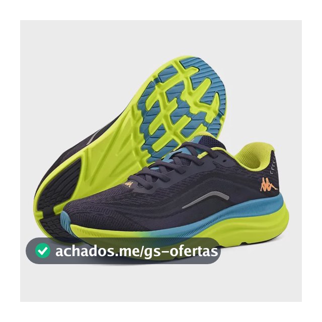 Tênis Kappa Kontroll 2.0 Masculino Feminino Corrida Academia Marinho-verde 41