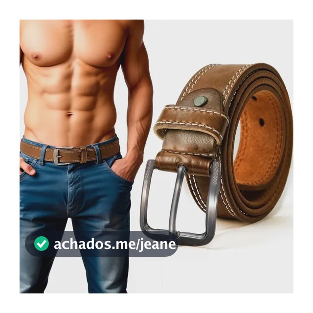Cinto Masculino Preto Fivela Metalica Correia Homem Elegante