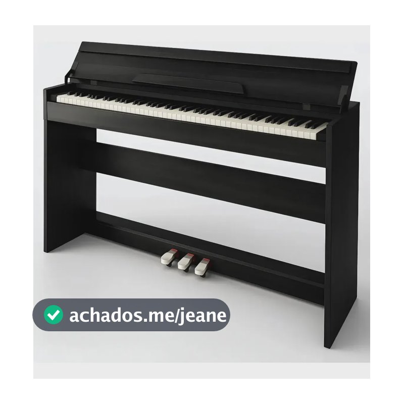 Piano Digital Tomate MSC-A3 88 Teclas Profissional C/pedal Triplo Preto