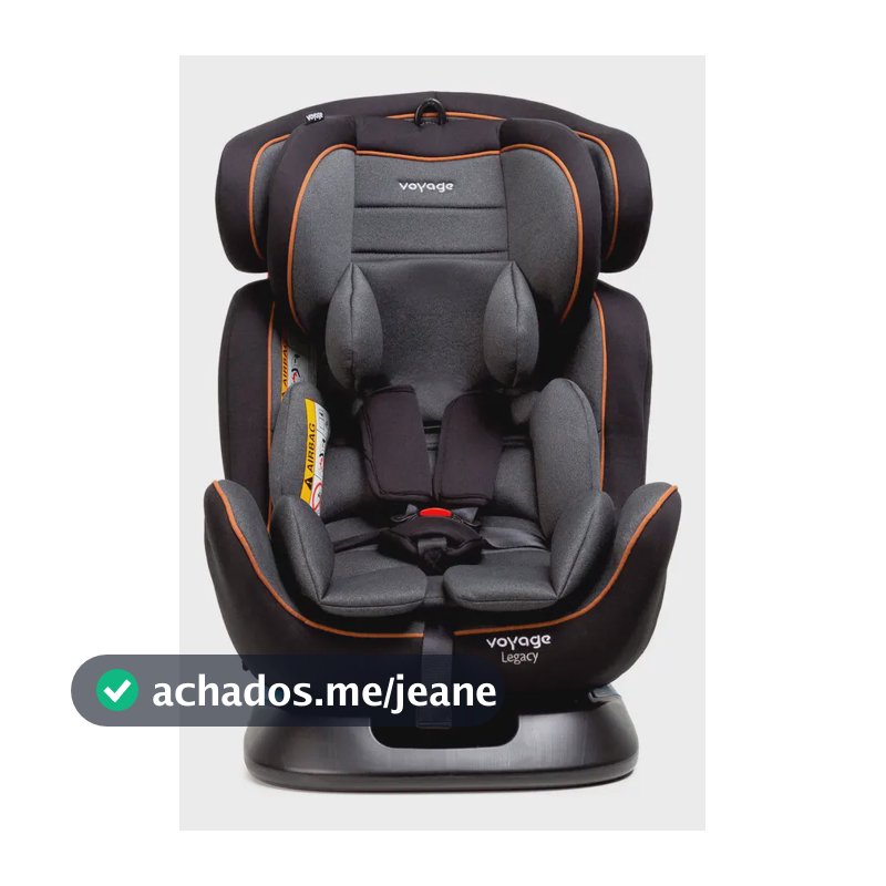 Cadeirinha Infantil Reclinável Legacy Voyage Preto E Cinza