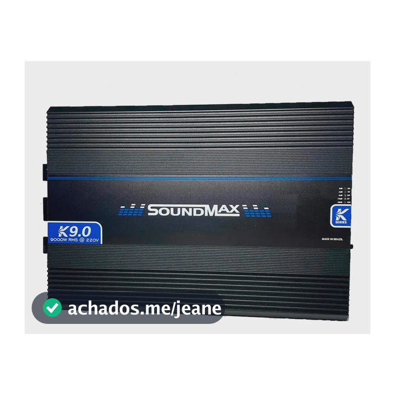 Modulo Amplificador Soundmax K9.0 2 Ohm 220v Preto