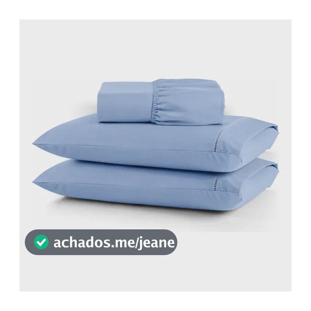 Jogo De Cama 600 Fios 100% Algodão Queen 3 Peças