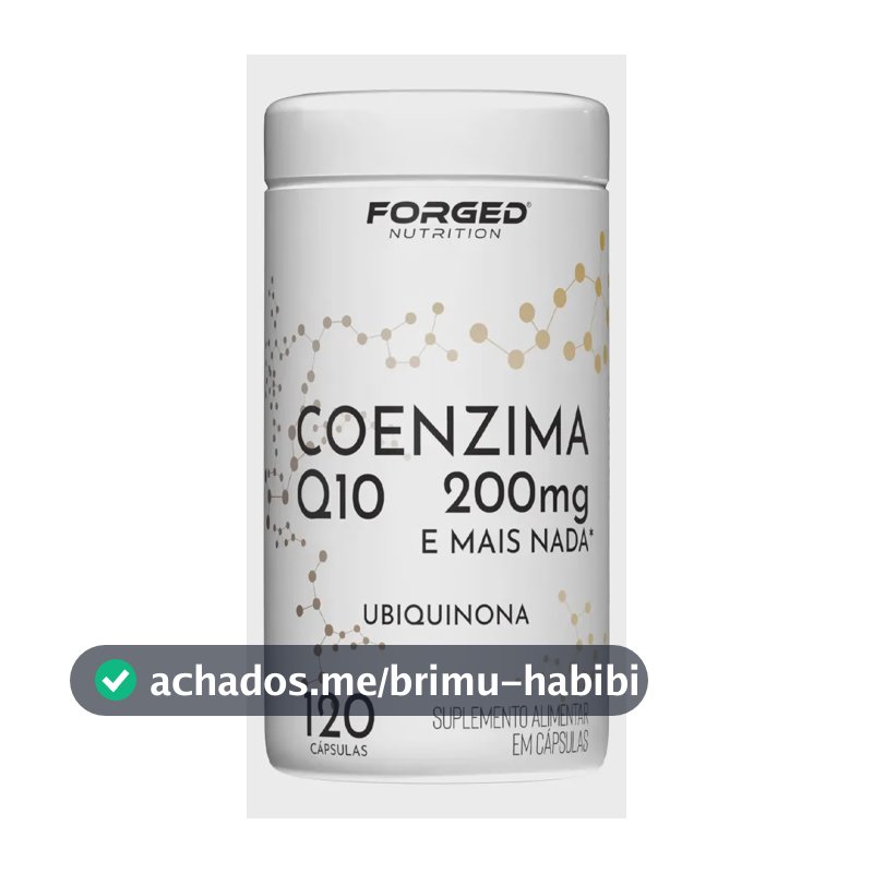 Coenzima Q10 Forged Nutrition em cápsula Sem sabor de 120 un