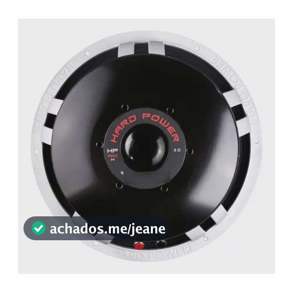 Woofer 12" Hard Power HP900H 900W RMS Médio Grave 8 Ohms Branco