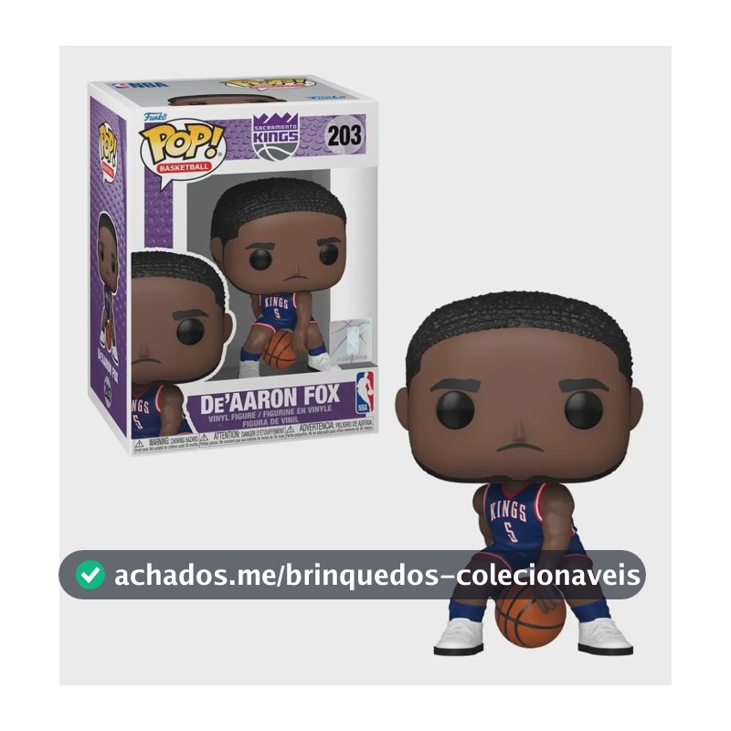 Boneco Funko Pop! Nba Kings - De'aaron Fox