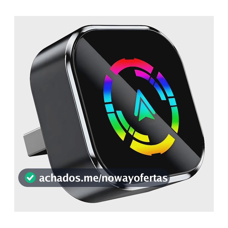 Carplay Adaptador Sem Fio Usb/usb-c Android Auto 2 Em 1