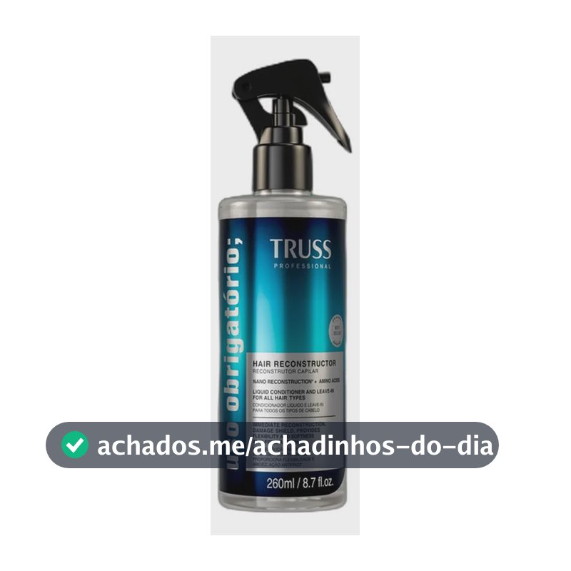 Truss Uso Obrigatório Tratamento Reconstrutor 260ml
