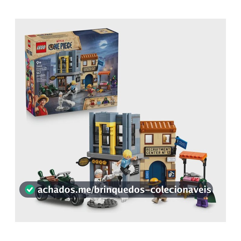 LEGO ONE PIECE Confronto com o Capitão Smoker 75642; Brinquedo de construção para meninos, meninas e fãs da série; Presente Dia das crianças; 9+