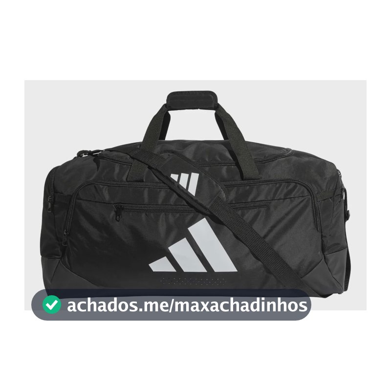 Mala Esportiva Duffel Defender 94 L adidas Preto Liso