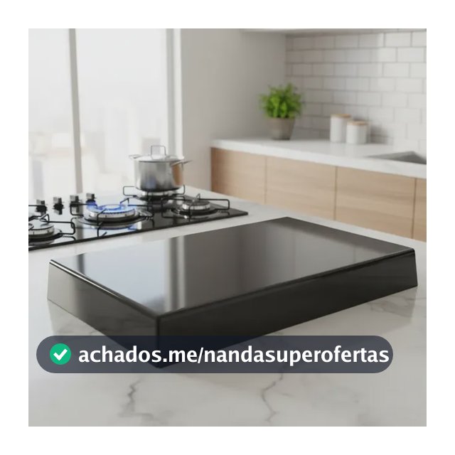 Tampa 5 Bocas Para Cooktop Acrilico Bandeja De Mesa Lisa