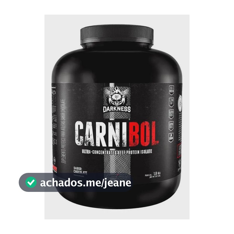 Proteína Darkness Carnibol Beef em pó sabor Chocolate x 1.8kg