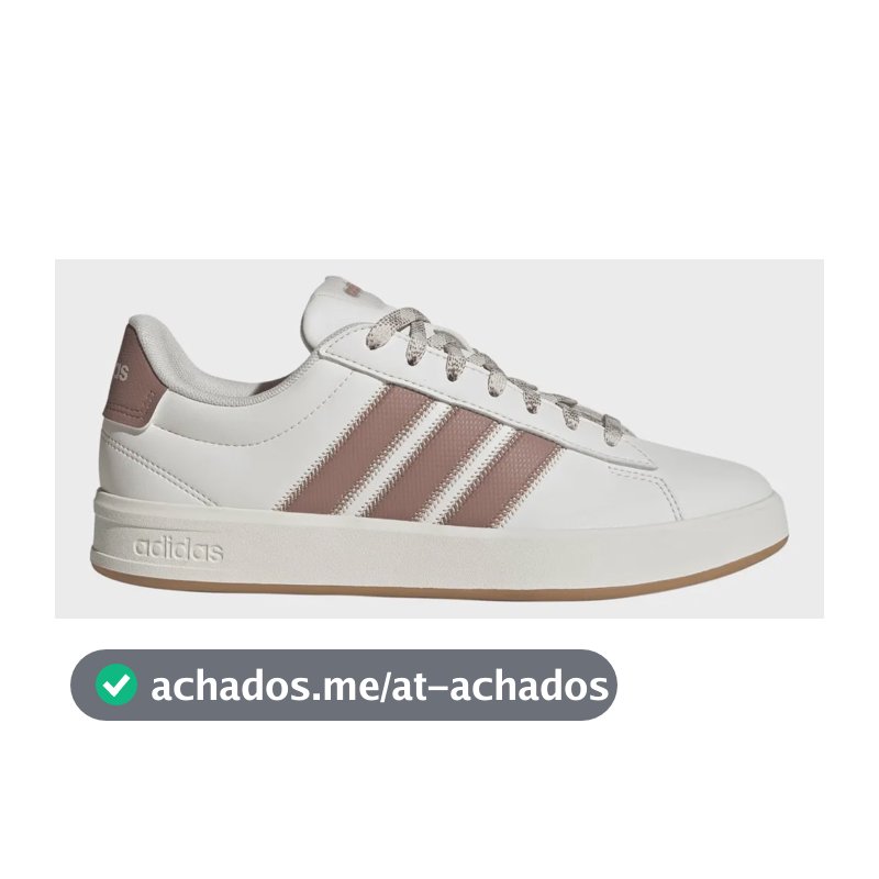 Tênis Feminino Grand Court 3.0 adidas Branco Liso 37 Br