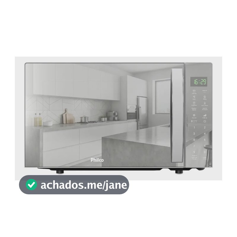 Micro-ondas Philco 28L 1100W Limpa Fácil Tira Odor PMO31E