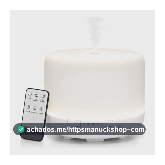 Umidificador De Ar Ultrassônico Difusor De Aromas Silencioso Branco 127/220v