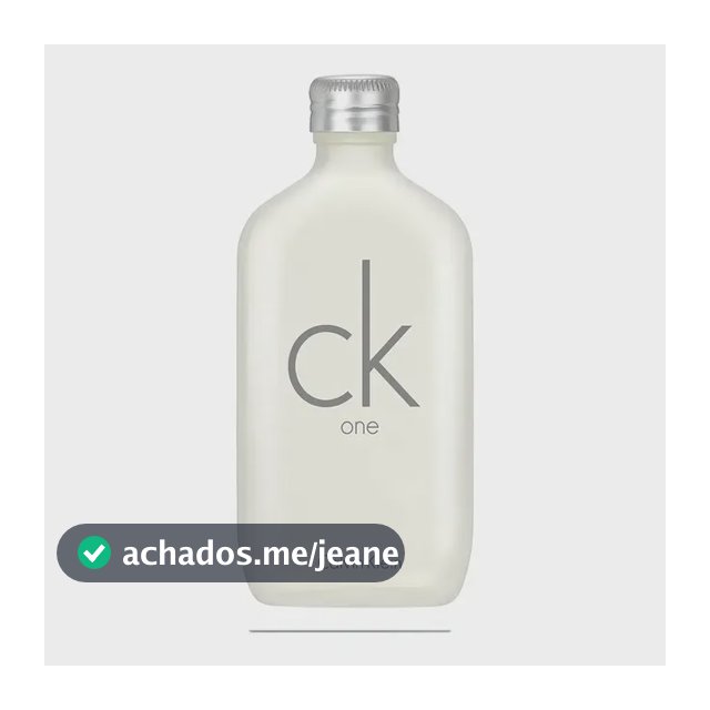 Perfume Unissex Calvin Klein Ck One 100ml Eau de Toilette EDT Cítrico Aromático Compartilhável