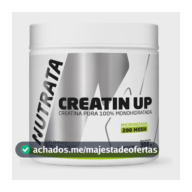 Creatina Nutrata Premium Creatin UP - 300g em pó Sem sabor x 300g