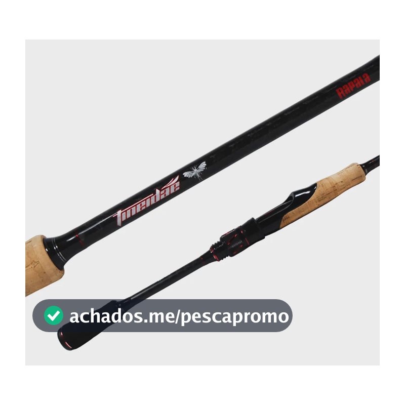 Molinete Rapala Tineidae Carbono 1.72m 4-8lbs Pesca Vara Leve