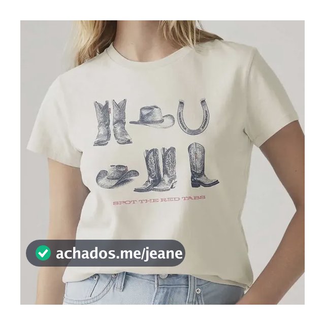 Camiseta Levis The Perfect Branca Lb0013276