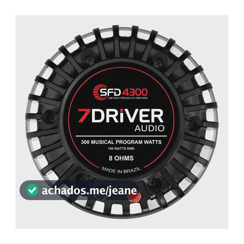 Driver Fenólico 150 Rms Sfd 4300 7driver By Taramps 8 Ohms Preto