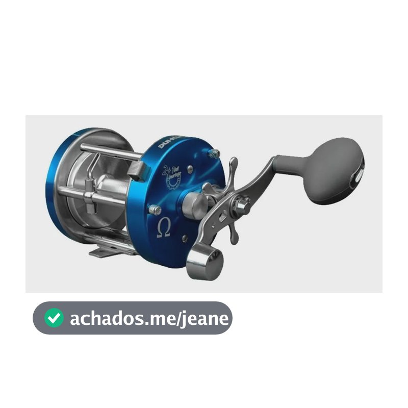 Carretilha Perfil Alto Albatroz Omega 80 Azul Direita