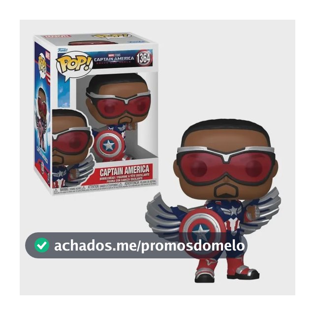Boneco Funko Pop! Capitão América 4 - Capitão América (sam)