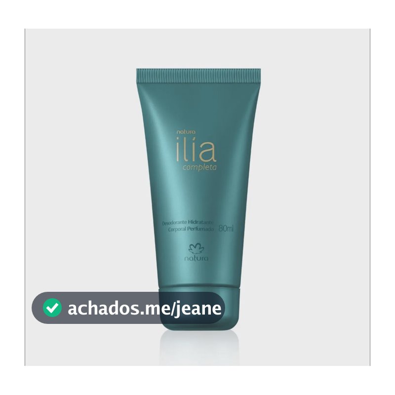 Creme Hidratante Corporal Ilia Completa Natura 80ml Floral Aquoso Intenso