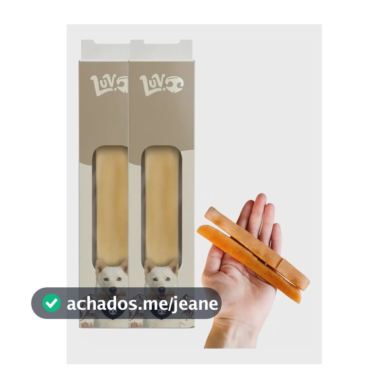 Mordedor Natural Para Cães Yak Chews Queijo Himalaia Luv 2un