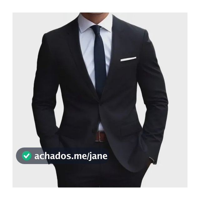 Terno Italiano Slim, Promoção Imperdível Todas As Cores Preto 48 / Calça 42