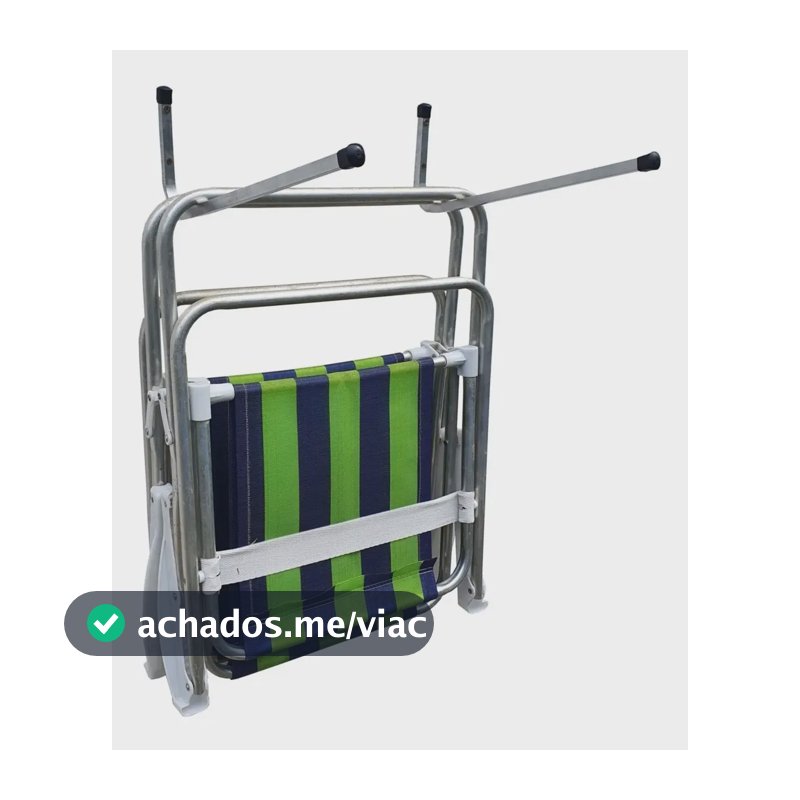 Suporte De Parede Para Pendurar Cadeiras De Praia Alumínio
