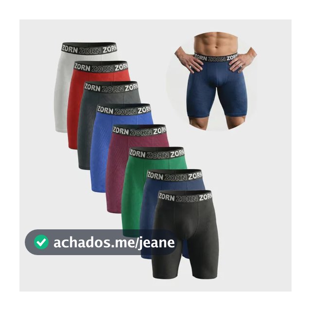 Kit 10 Cueca Boxer Ciclista Boxer Comprida Longa Microfibra