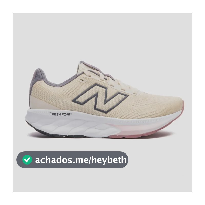 Tênis Feminino New Balance Fresh Foam 520 V9 Esporte Running Bege 37