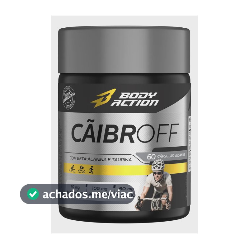 Cãibroff Anti Cãimbras 30 Dias Bodyaction Sabor Sem sabor