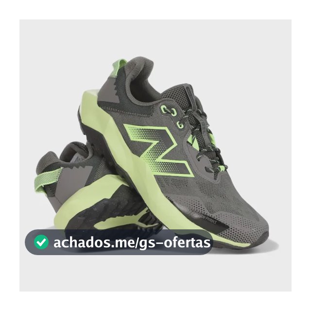 Tênis New Balance Nitrel V6 Masculino Corrida Trilha Cinza-verde 42 Br