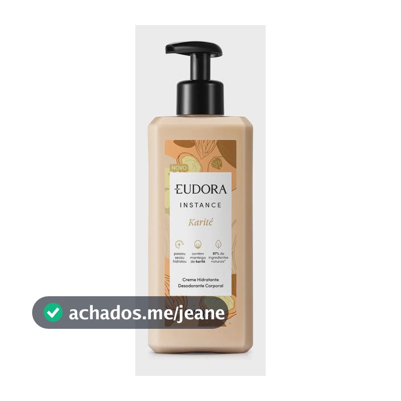 Eudora Creme Hidratante Corporal Instance Karité 400ml