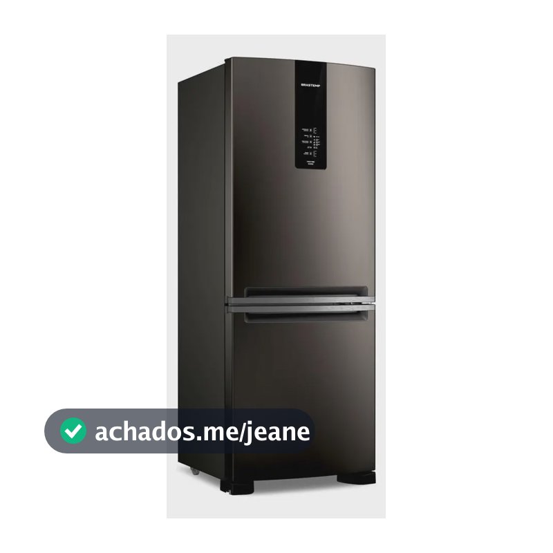 Geladeira Brastemp Ff Inverse 447l Black Inox - Bre57fe