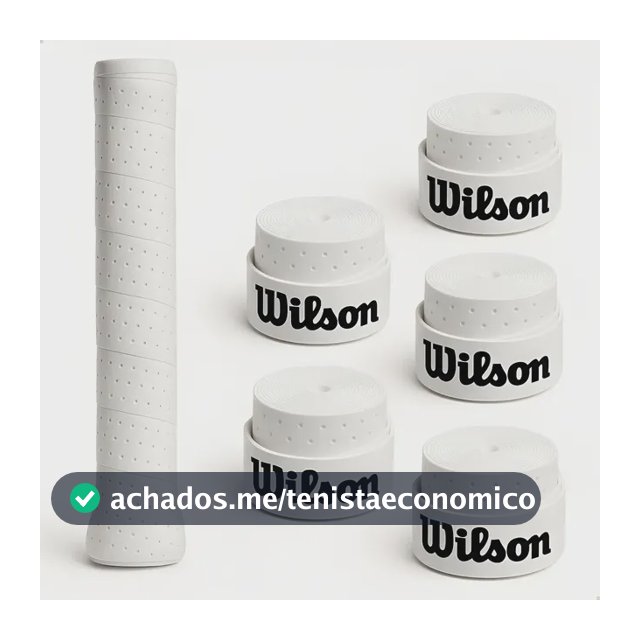 Kit 5 Un Overgrip Raquete Beach Furado Wilson - Env Imediato