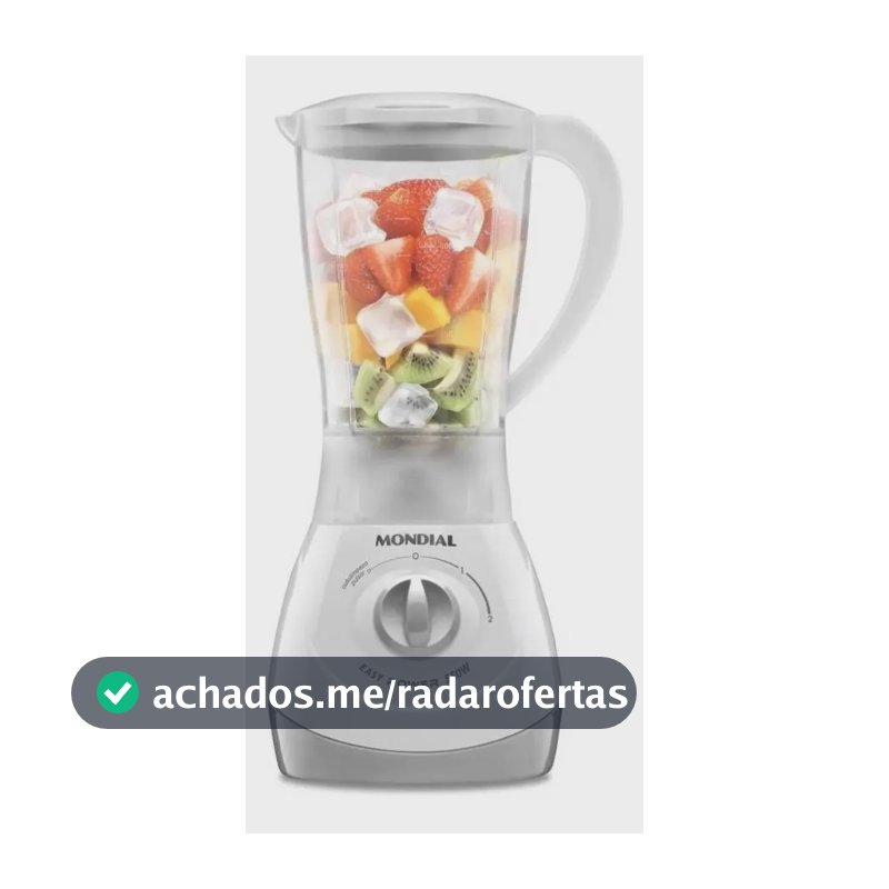 Liquidificador Easy Power 550w 1,9 Litros Mondial Branco