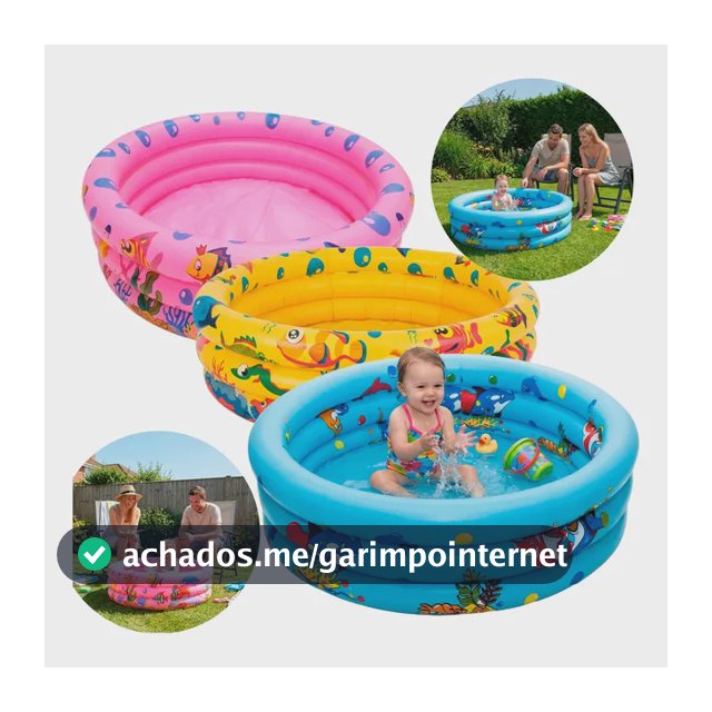 Piscina Infantil Inflável Bebê 40 Litros Criança Verão Praia