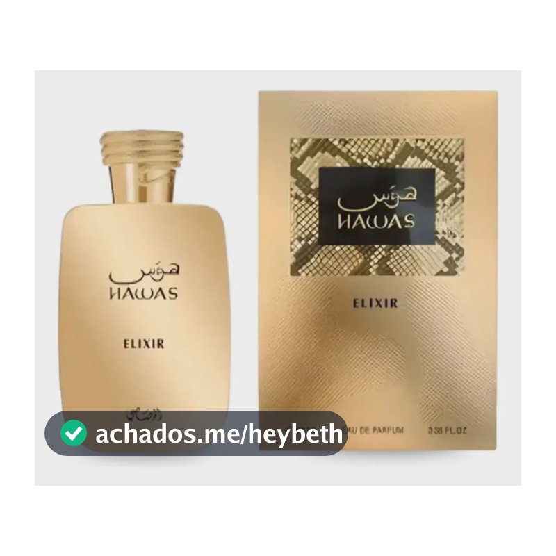 Perfume Masculino Rasasi Hawas Elixir EDP 100ml Notas Gourmand