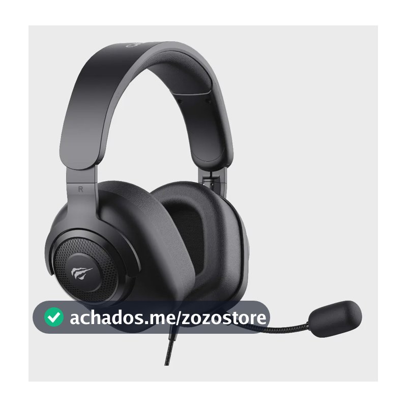 Headset Gamer Havit H2230d Com Microfone Destacável Para Pc, Playstation E Xbox Preto
