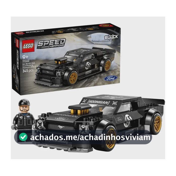 Lego 65 Ford Mustang Hoonicorn V1 de Ken Block 77262 - 345 unidades 345 65 Ford Mustang Hoonicorn V1 de Ken Block