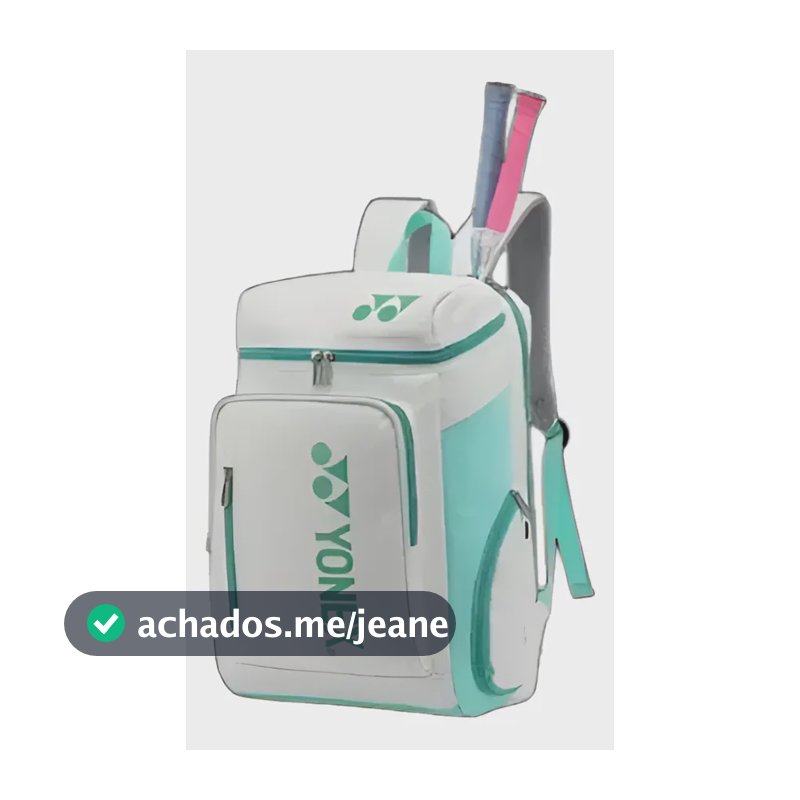 Mochila Yonex Multifuncional Para Raquetes De Tênis Verde-água