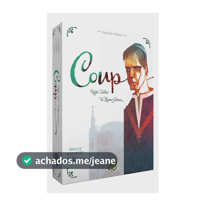Jogo de Cartas Coup 2ª Edição Grok Mandala Jogos Português