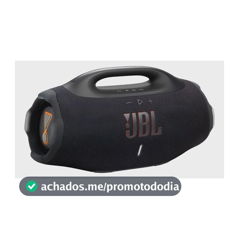 Caixa De Som Jbl Boombox 4 Bluetooth Portátil À Prova Preto Bivolt